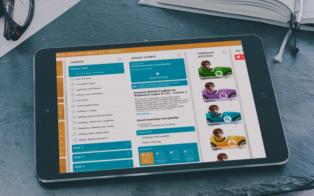 Online English courses for primary and secondary education