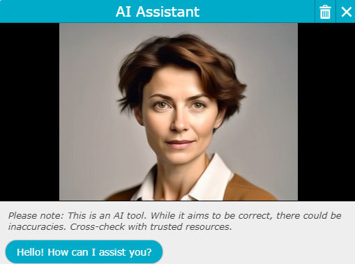 Courses powered by artificial intelligence: Virtual assistant (AI virtual Assistant)